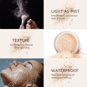 Matte Powder Waterproof, Sweat Proof and Makeup Free Concealer Powder Light Nude ContOuring Setting Powder Cross-border Makeup  OEM/ODM